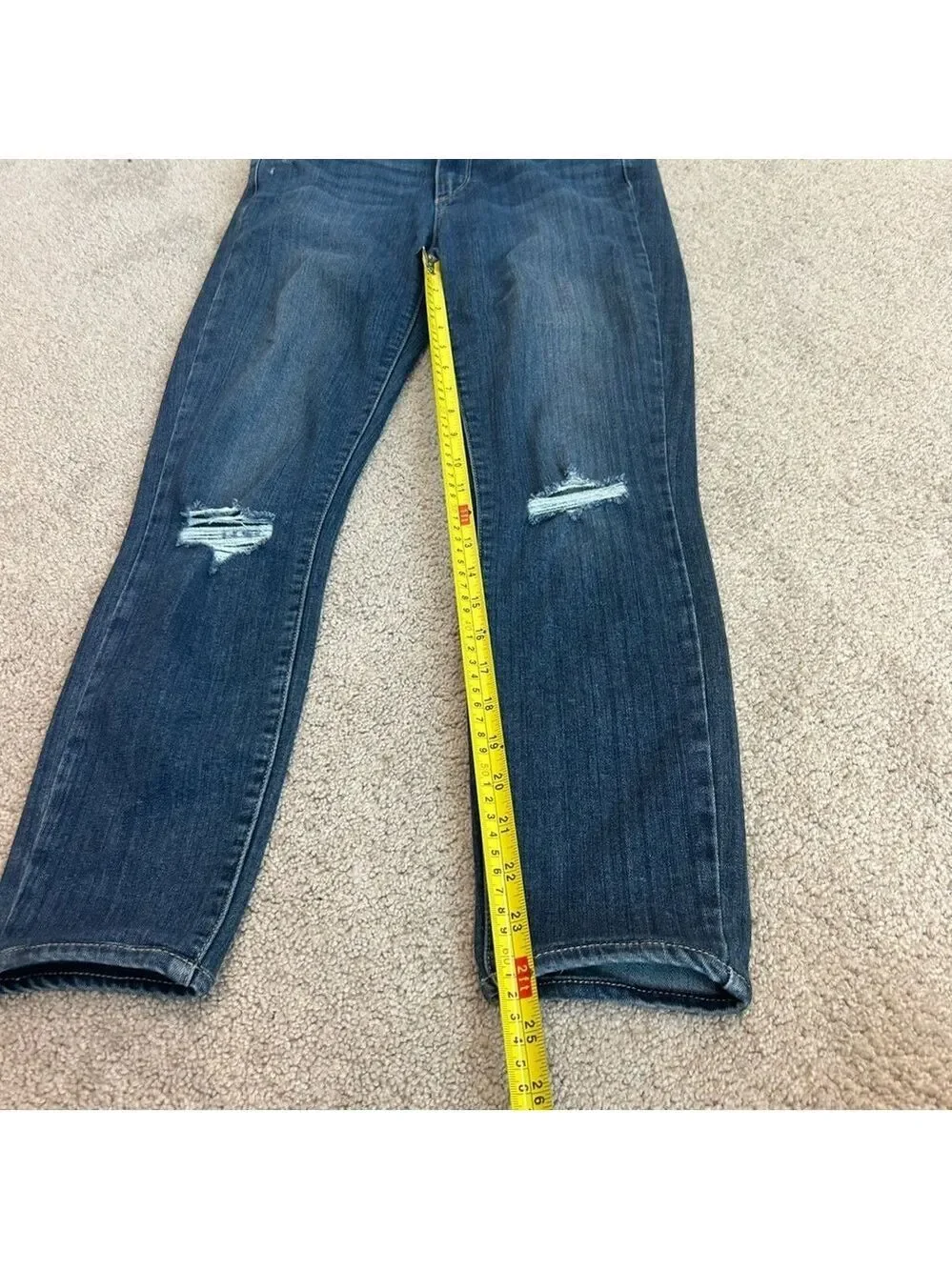 Paige distressed Verdugo Ultra Skinny Jeans Sz 29